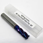 Фреза кінцева 10x20 L=50 ц/х ВК8 цільна моноліт 4ƶ