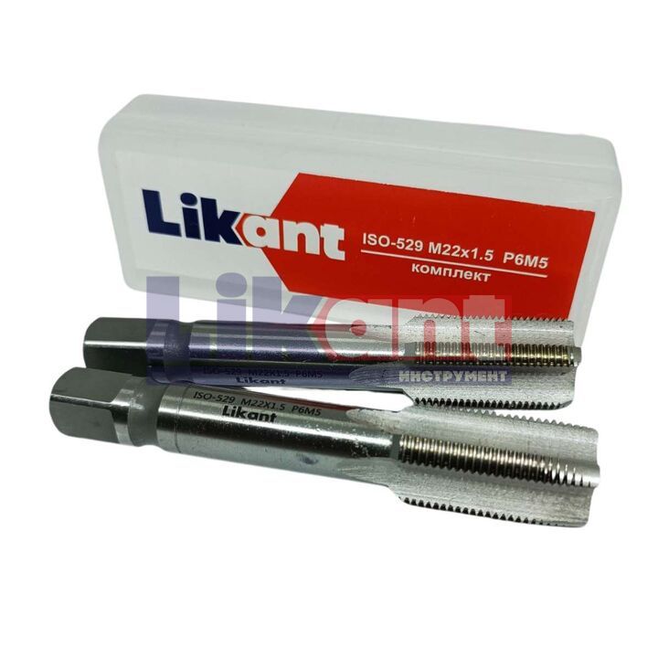 Мітчик м/р М22х1,5 к-т Likant Р6М5