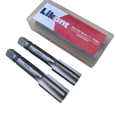 Метчик м/р М24х1,5 к-т Likant Р6М5