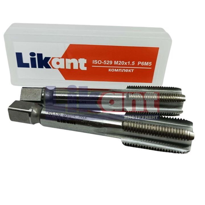 Мітчик м/р М20х1,5 к-т Likant Р6М5